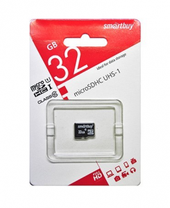 Карта памяти Micro SDHC флеш SmartBuy 32GB