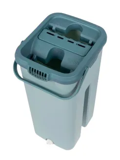 фото Комплект для уборки MITU ленивая швабра"/ швабра с отжимом / швабра + ведро 8 литров (зелёный)