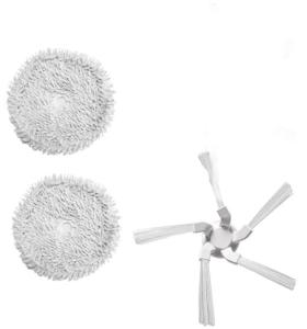 Комплект 2 сменные насадки для влажной уборки+боковая щетка для робота пылесоса для Xiaomi Dreame Bot W10