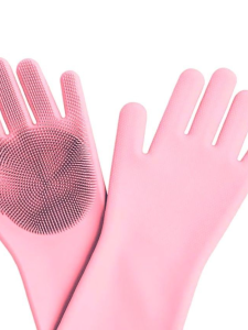 Перчатки для мытья посуды универсальные Xiaomi HO004 розовые