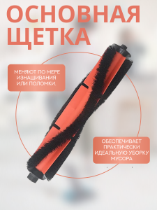 Основная щетка  для робота пылесоса Xiaomi Roborock s5/S5max/s6/S6pure