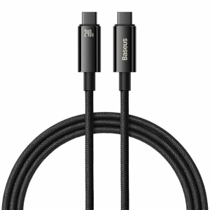 Кабель Baseus Tungsten Gold Fast Charging Data Cable Type-C - Type-C 240W 3м (CAWJ040201)