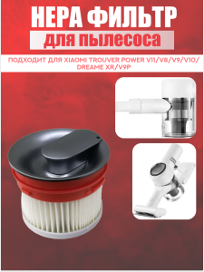 Воздушный фильтр для вертикальный пылесос Xiaomi Trouver Power V11/V8/V9/V10/ Dreame XR/V9P