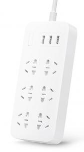 Удлинитель Xiaomi Mi Power Strip (6 розеток + 3 USB порта, белый)
