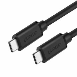 Кабель UGREEN US286 USB 2.0 Type C to Type C Cable Nickel Plating 1.5m (Black)