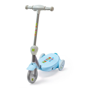 Электросамокат детский Halten Kiddy розовый/синий/зелёный