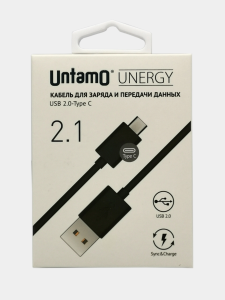 Кабель USB2.0 - Type C Untamo UNERGY 2.1A