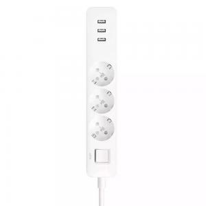 Сетевой фильтр Xiaomi Mi Power Strip Global 3xUSB XMCXB04QM (White)