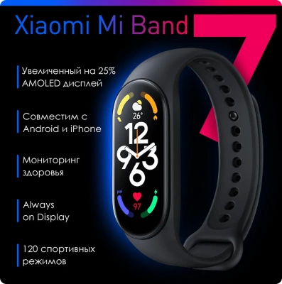 фото Фитнес-браслет Xiaomi Mi Band 7