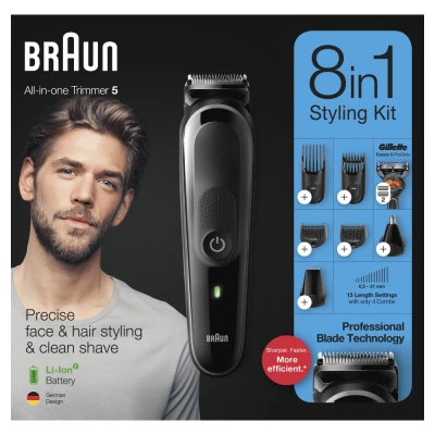 фото Триммер универсальный Braun MGK5260 + Бритва Gillette