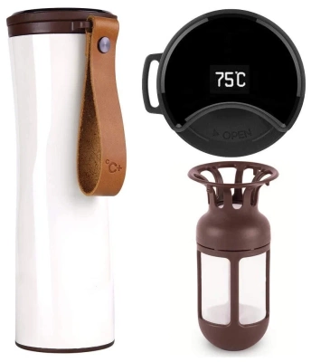 фото Термокружка Xiaomi Kiss Kiss Fish Light Smart Insulation Cup 430ml White