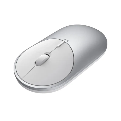 фото Беспроводная оптическая мышь Xiaomi Mi Portable Mouse 2 Silver (BXSBMW02)