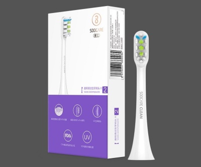 фото Сменные насадки Xiaomi Soocare X3 Белый 2шт (BH01W)