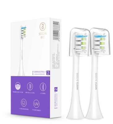 фото Сменные насадки для зубной щетки Xiaomi Soocas X3 (2шт)