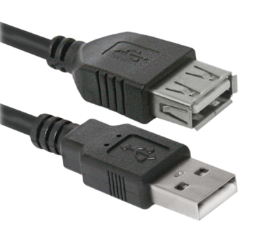 фото Кабель удлинитель defender usb02-06Pro usb2.0 am-af, 1.8м