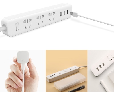 фото Удлинитель Xiaomi Mi Power Strip (3 розетки+3 USB, белый)