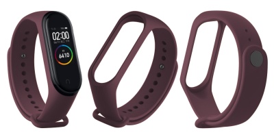 фото Фитнес-браслет Xiaomi Mi Band 4, бордовый