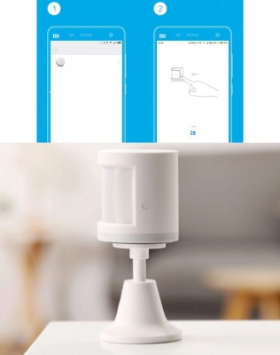 фото Датчик движения с креплением Xiaomi Aqara Body Sensor и Light Intensity Sensors