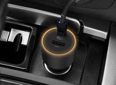 фото Автомобильное зарядное устройство Xiaomi Car Charger 1A1C 100W