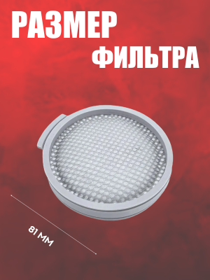 фото Воздушный фильтр для пылесоса Xiaomi Mijia Roborock H6 SCWXCQ01RR