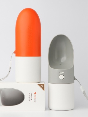 фото Поилка для животных портативная Xiaomi moestar ROCKET accompanying cup pet cartridge Gray