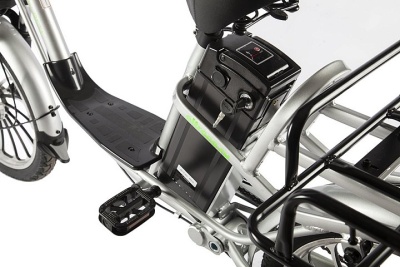 фото Электровелосипед Велогибрид GREEN CITY E-ALFA Trike (темно-серый 2585)