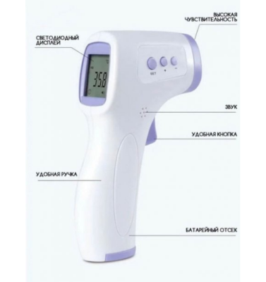 фото Термометр инфракрасный UX-A-01/HT808/KF-HW-001/GP-300