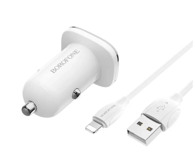 фото АЗУ Borofone\Maimi 12w 2.4a + кабель Lightning
