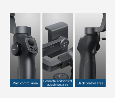 фото Стабилизатор для смартфона трех осевой BaseusBC01