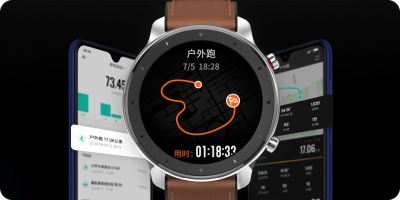 фото Смарт часы Amazfit GTR 47mm Stainless steel, Серебристый