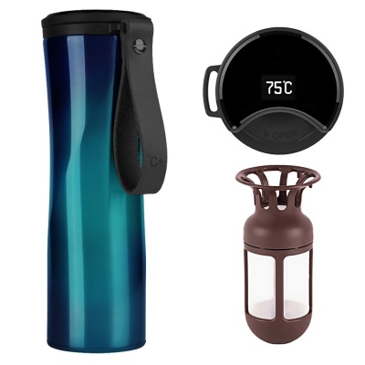 фото Термокружка Xiaomi Kiss Kiss Fish Light Smart Insulation Cup 430ml Blue