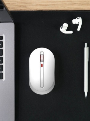 фото Мышь Xiaomi Miiiw Wireless Mouse Silent MWMM01 (чёрная/белая)