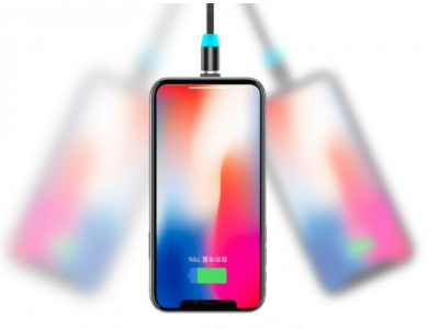 фото Магнитный кабель USB - Lightning 1м Skydolphin  S59