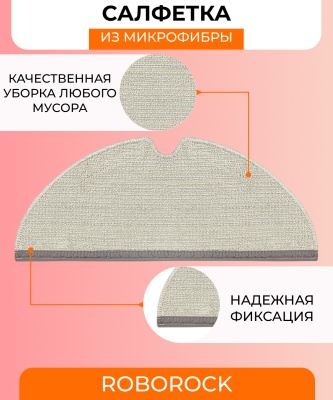 фото Комплект сменная тряпка микрофибра 7 шт. для робота-пылесоса Xiaomi,Roborock