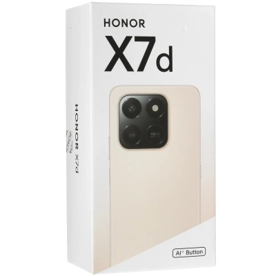 фото Смартфон Honor X7d, 8/256Gb, золотой