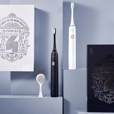 фото Электрическая ультразвуковая зубная щетка Xiaomi Soocas X3U Limited Edition Facial Белый