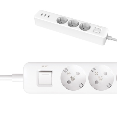 фото Сетевой фильтр Xiaomi Mi Power Strip Global 3xUSB XMCXB04QM (White)