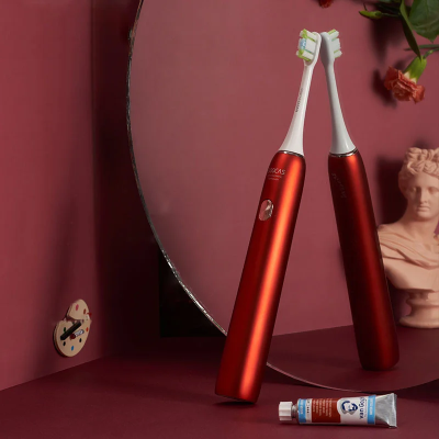 фото Электрическая ультразвуковая зубная щетка Xiaomi Soocas X3U Van Gogh Museum Design Красный