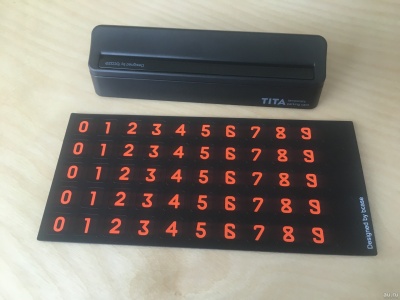 фото Наборная складная автовизитка Xiaomi Bcase Tita (чёрный)