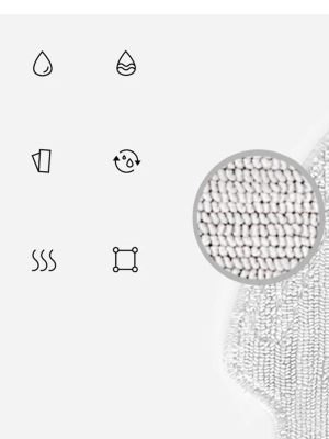 фото Сменная тряпка микрофибра для робот пылесоса Xiaomi Dreame Bot Z10 Pro/ Dreame L10 Plus/ Mop 2 ultra/