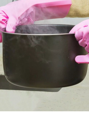 фото Перчатки для мытья посуды универсальные Xiaomi HO004 розовые