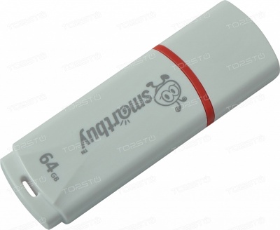 фото USB-флешка Smartbuy Crown 64 Gb SB64GBCRW-W