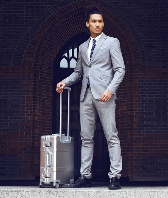 фото Чемодан Xiaomi 90 Points Metal Suitcase 20 Silver