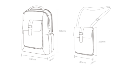 фото Рюкзак Xiomi Mi Fashion Commuter Backpack Dark Grey