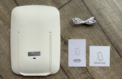 фото Зеркало для макияжа Xiaomi Led Lighted Makeup Mirror с подсветкой и аккумулятором NV026