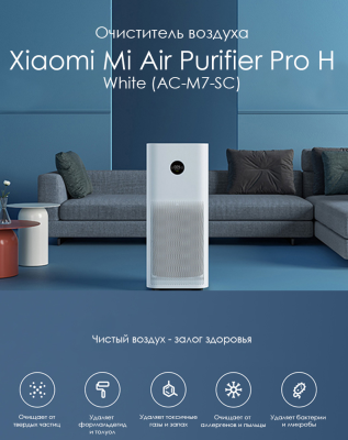 фото Очиститель воздуха Xiaomi Mi Air Purifier Pro