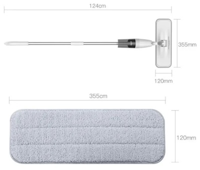 фото Швабра Deerma Water Spray Mop с распылителем