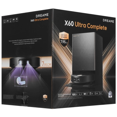 фото Робот пылесос Dreame X60 Ultra Complete Черный