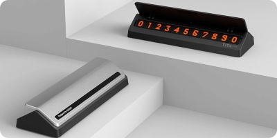 фото Наборная складная автовизитка Xiaomi Bcase Tita (серебристый)