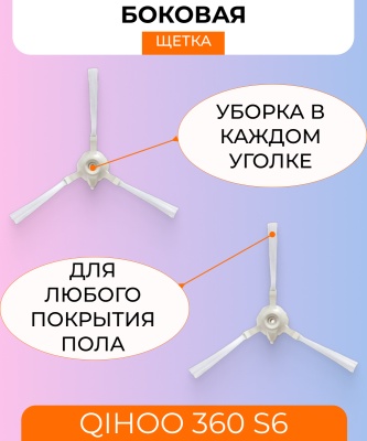фото Боковая щетка  для робот пылесоса Xiaomi Qihoo 360 S6